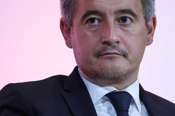 « Aucun appel à la haine ne restera sans réponse », a affirmé Gérald Darmanin. (Photo THOMAS SAMSON/POOL/AFP via Getty Images)