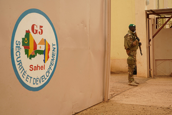 La Centrafrique ou le Mali ont eu recours aux services de mercenaires russes. (Photo SEBASTIEN RIEUSSEC/AFP via Getty Images)