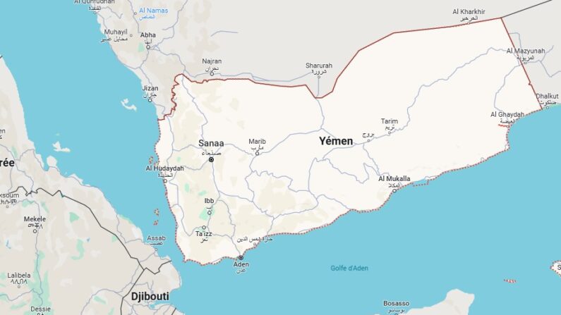 Le Yémen avec sa capitale, Sanaa. (Google Maps) 