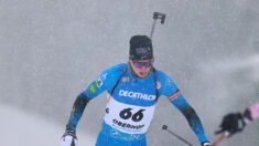 Coupe du monde de biathlon: Éric Perrot remporte la première victoire individuelle de sa carrière