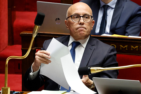 Le chef du parti LR Éric Ciotti. (Photo LUDOVIC MARIN/AFP via Getty Images)