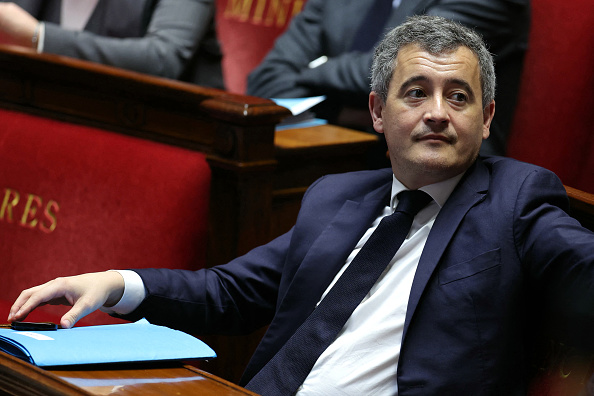 Le ministre de l'Intérieur Gérald Darmanin. (Photo THOMAS SAMSON/AFP via Getty Images)