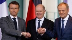 À Berlin, Emmanuel Macron et Olaf Scholz affichent leur « unité » sur l’Ukraine