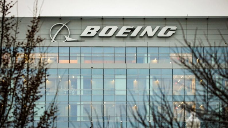Le siège de la société Boeing à Arlington, en Virginie, le 31 janvier 2024. (Samuel Corum/Getty Images)