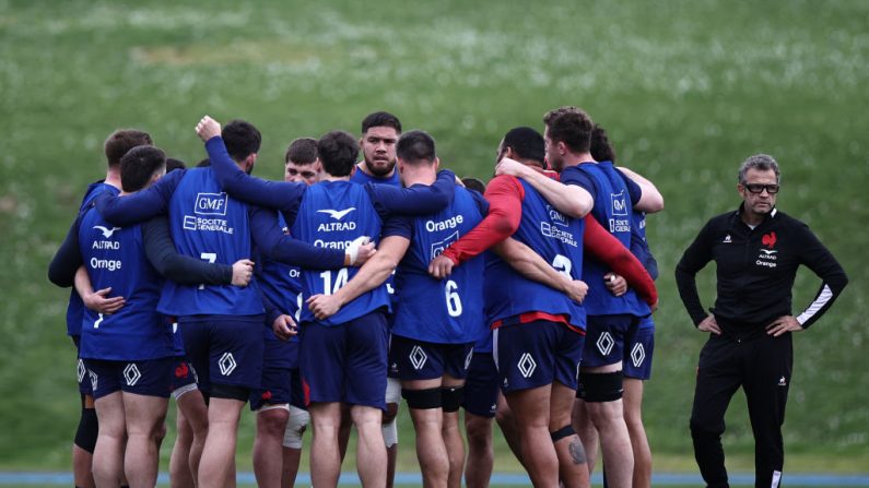 La nouvelle concurrence introduite au sein du groupe a réveillé le XV de France avant sa large victoire au pays de Galles (45-24) dimanche dans le Tournoi des six nations. (Photo : ANNE-CHRISTINE POUJOULAT/AFP via Getty Images)