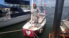 Yann Quénet : un tour du monde à bord de Baluchon, un micro-voilier de 4 mètres