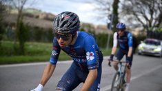 Cyclisme: « Pogacar, Vingegaard, ce sont eux que je regarde », dit Lenny Martinez, le Français qui grimpe