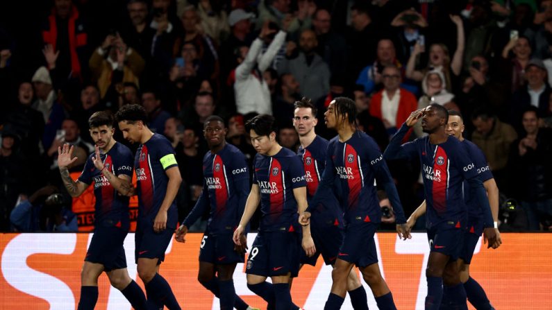 Le FC Barcelone a eu le dernier mot face au Paris SG mercredi soir en quart de finale aller de Ligue des champions, à l'issue d'un match à rebondissements. (Photo : ANNE-CHRISTINE POUJOULAT/AFP via Getty Images)