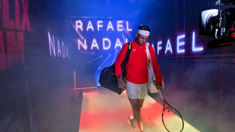 Le corps de Rafael Nadal ne veut rien entendre: l'Espagnol de 37 ans a dû se résoudre jeudi à déclarer forfait pour le Masters 1000 de Monte-Carlo (7-14 avril). (Photo : David Becker/Getty Images for Netflix © 2024)