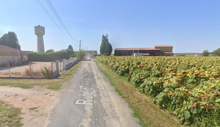 Le crime a eu lieu dans la rue du Château d’eau, à Thiéblemont-Farémont (Marne). Photo capture Google maps.