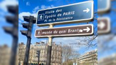 Paris: une faute d’orthographe sur un panneau de direction fait réagir les internautes
