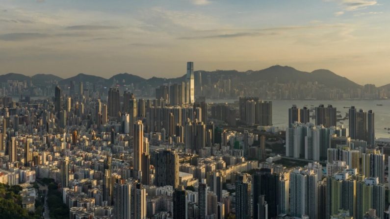Vue générale du paysage urbain de Hong Kong le 16 octobre 2022. (Anthony Kwan/Getty Images)