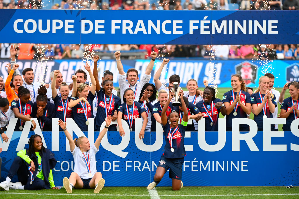 Coupe de France féminine: le Paris SG remporte la Coupe face à Fleury