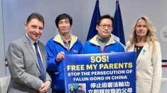 Des militants dénoncent les persécutions en Chine à l’occasion de la visite du dirigeant du PCC en Europe
