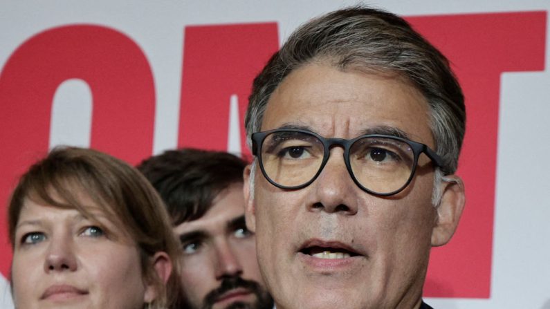 « Nous avons choisi de ne pas pratiquer la politique du pire », a déclaré le Premier secrétaire du PS Olivier Faure. (Photo STEPHANE DE SAKUTIN/AFP via Getty Images)