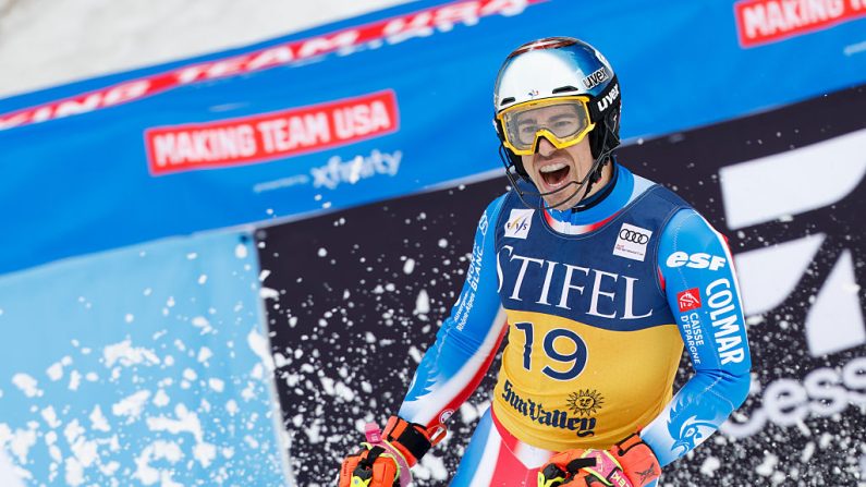 Après deux grosses blessures et une plongée au classement, Victor Muffat-Jeandet s'est de nouveau hissé dans le Top 20 du slalom cette saison, sans jamais perdre, à désormais 36 ans, "le feu intérieur". (Photo : Alexis Boichard/Agence Zoom/Getty Images)