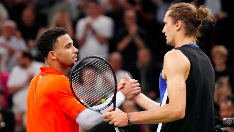 Le huitième de finale du Masters 1000 de Miami entre Alexander Zverev et Arthur Fils, a été reporté à mercredi, à cause d'une longue interruption due à la pluie. (Photo : DIMITAR DILKOFF/AFP via Getty Images)