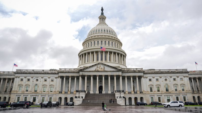 Le Capitole des États-Unis le 5 mai 2025, où la Chambre des représentants a adopté à l'unanimité la loi sur la protection du Falun Gong. (Madalina Vasiliu/Epoch Times)
