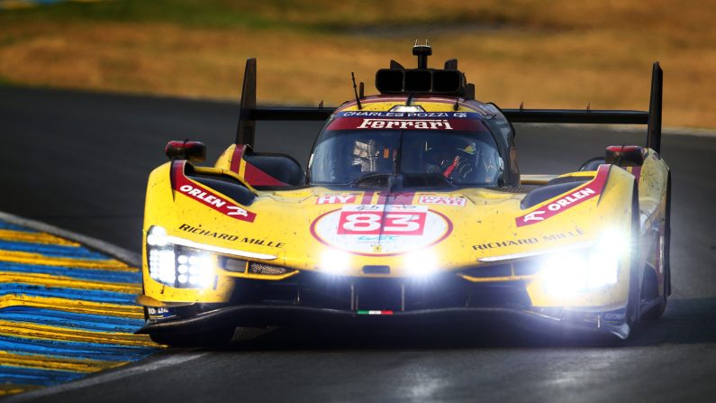 La Ferrari, a remporté dimanche les 24 Heures du Mans, offrant à la marque italienne un fabuleux triplé, après ses succès en 2023 et 2024. (Photo : Ker Robertson/Getty Images)
