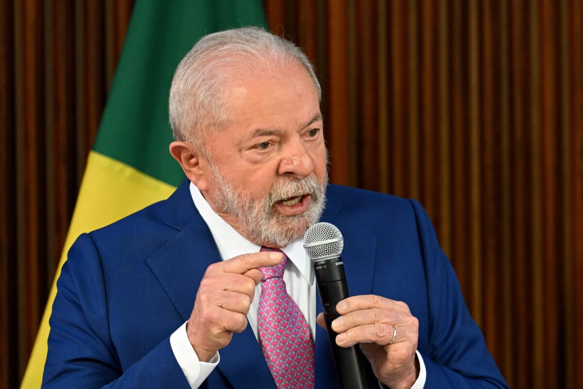 Brazil's President Luiz Inacio Lula da Silva